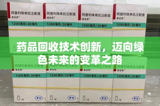 芜湖药品回收技术创新，迈向绿色未来的变革之路