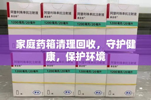 芜湖家庭药箱清理回收，守护健康，保护环境